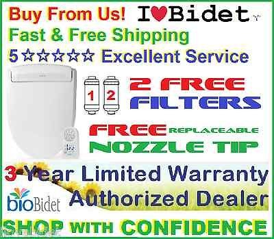 2FREE FILTERS+ FREE NOZZLE TIP+ Bio Bidet BB 400 ELONGATED or ROUND 