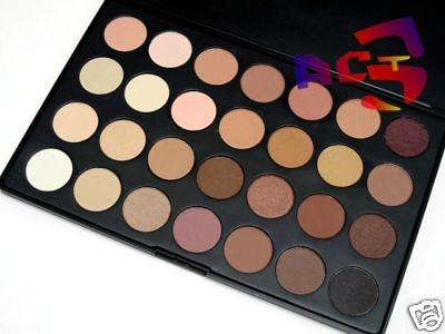 28 Color Neutral Eyeshadow Palette   Warm Eye Shadow