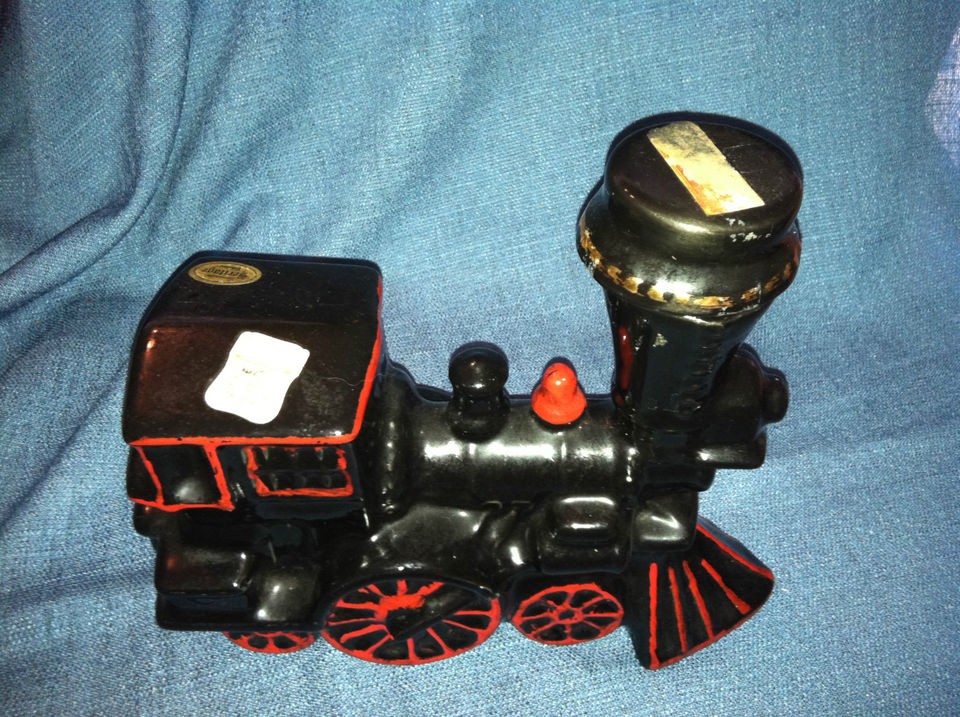 Vintage Heritage China Ezra Brooks Locomotive Train Decanter   Estate 