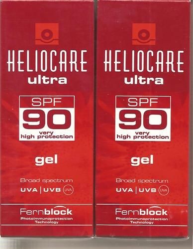 PACK 2x HELIOCARE ULTRA UVB/UVA SPF 90 GEL 50ml