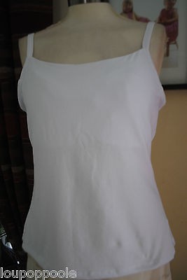 size 32DD white top bravissimo /pepperberry Intergrated Bra BRAND NEW