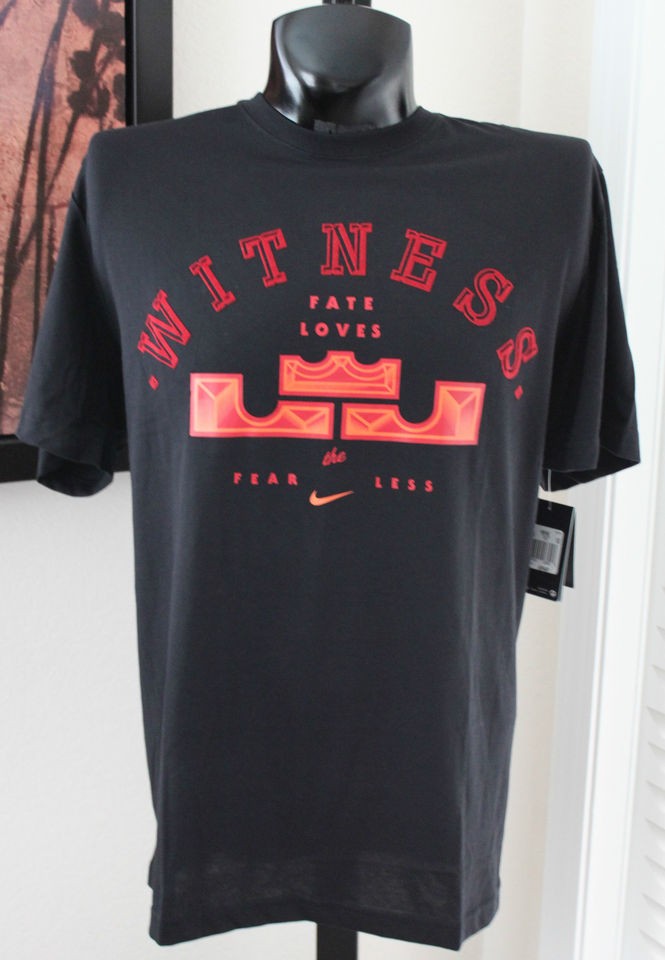 NIKE LeBron Fearless L6J Dri FIT T Shirt sz 2XL XX Large Witness Mango 