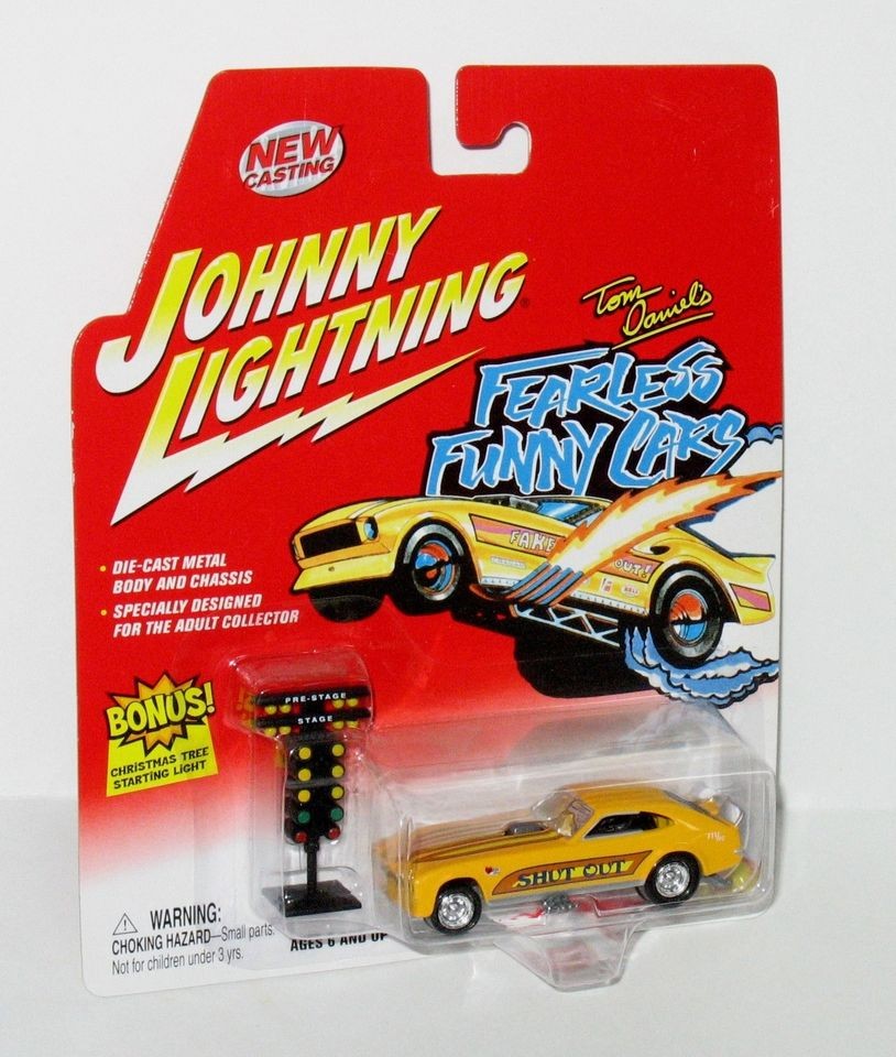 Johnny Lightning Fearless Funny Cars Shut Out w Starting Light 164 