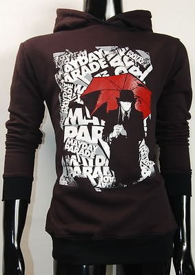 Mayday Parade Fearless Red Umbrella Alternative Rock Black Hoodie Tee 