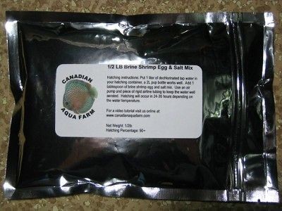 2lb Premium Brine Shrimp Eggs And Salt Mix