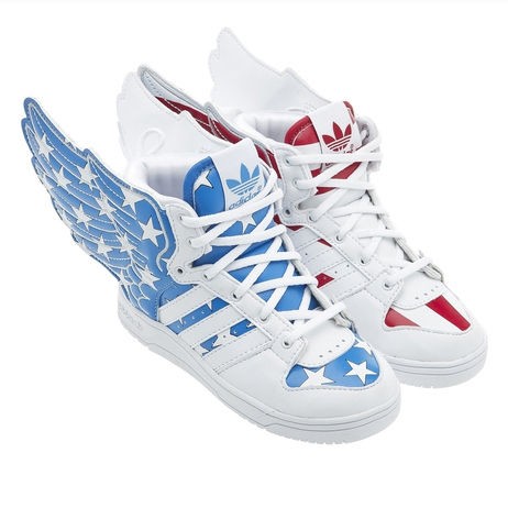 Adidas Original JS wings 2.0 Jeremy Scott America USA Flag Kids infant 