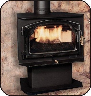 Sierra Woodstove Model 5300 w/Pedestal Base up to 1500 sq ft. New In 