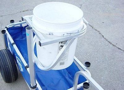   MGS 5 Gallon Bucket Holder for Rod Racks/Bucket Holder Only No Cart