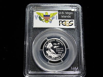 2009 S Flag Silver Virgin Island VI Quarter PR69DCAM PCGS Proof 69 