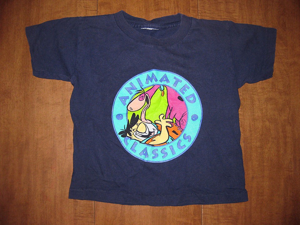 FLINTSTONES youth FRED small T shirt Hanna Barbera Yabba Dabba Doo 