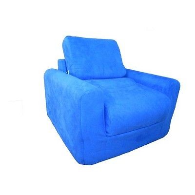 Fun Furnishings Micro Suede Kids Chair Sleeper