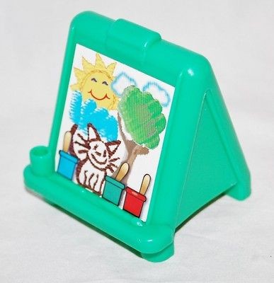 Pretend Play Dollhouse Furniture Art Easel Accessory Toy Preschool 