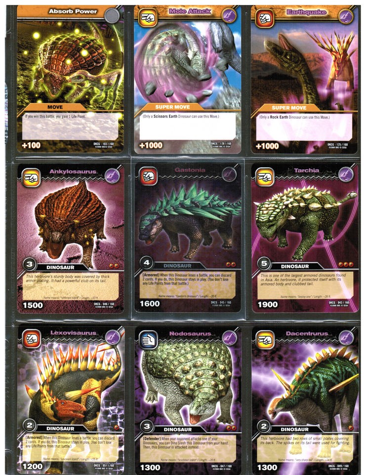   KING UD TCG Card DKCG Page of 9 [EARTH][Gastonia] 1 Foil +8 Cmn