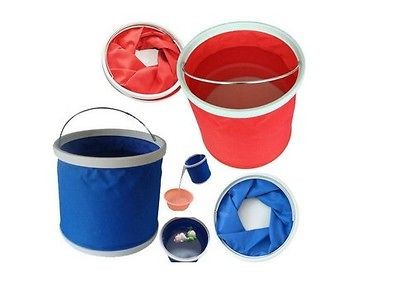   Folding Motor Car Washing Water Fishing Bucket Storage Barrel Trash