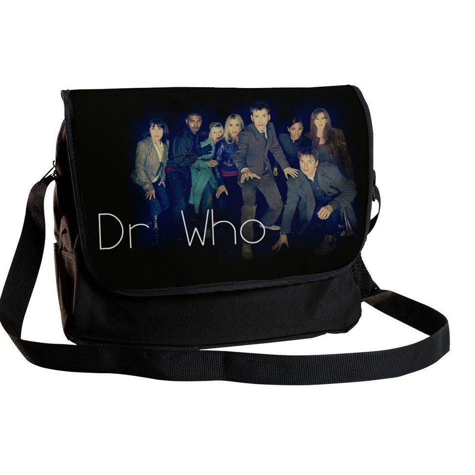 DOCTOR WHO 12 MESSENGER BAG + FREE GIFT  School,cross body,Matt 