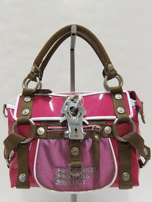 GEORGE GINA & ME Guapacabana Cute Pink Satchel Bag Handbag