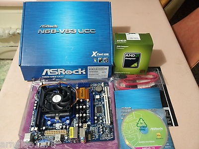 ASROCK N68 VS3 UCC SOCKET AM3 +AMD Sempron 145   2.8 GHz +2Gb DDR3