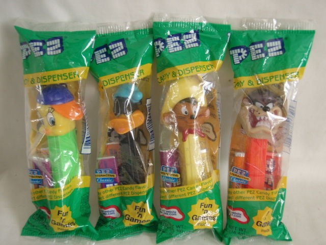 Pez Looney Tunes Tweety Taz Daffy Duck Speedy Gonzalez