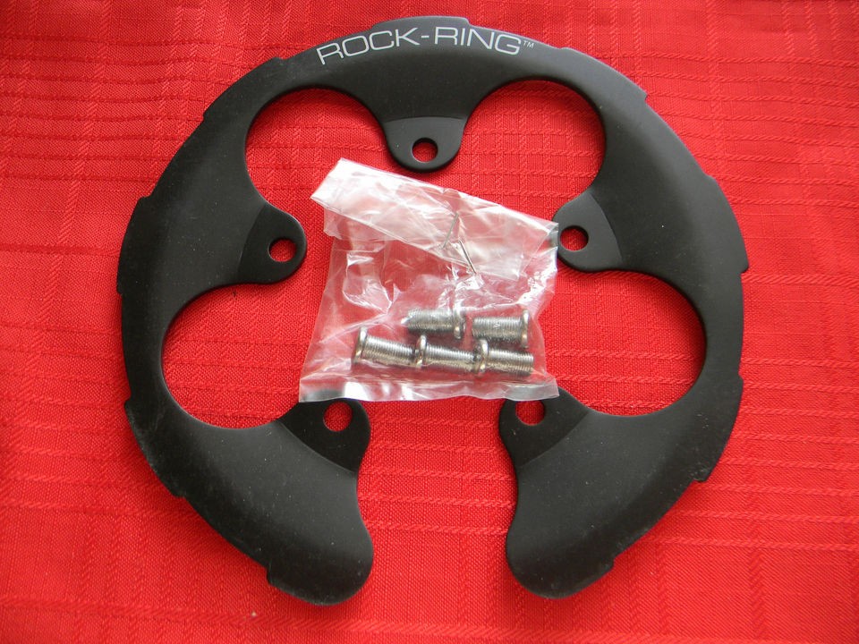 VINTAGE GIRVIN ROCK RING, WITH BOLTS, BLACK