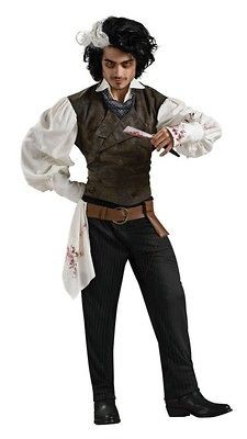   Demon Barber Fleet St Johnny Depp Dress Up Halloween Adult Costume