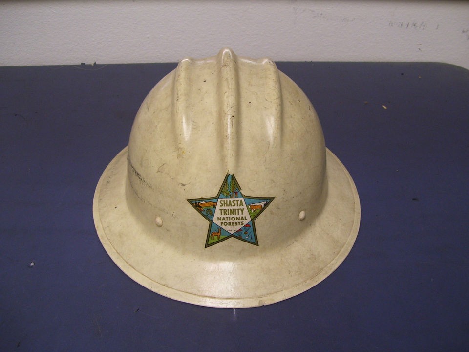   Ed. Bullard S.F. Hard Hat Shasta Trinity National Forest workers Hat