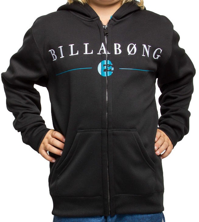 Boys Billabong Floater Hydro Hoodie Black S NWT