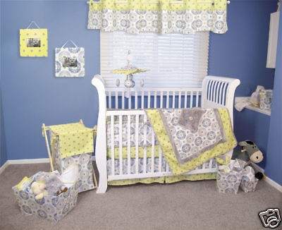 gray crib bedding in Bedding Sets