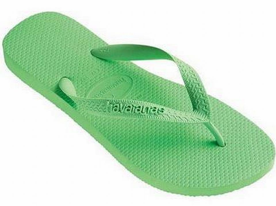   TOP FLIP FLOPS TOE POST BEACH POOL SHOES spring green UK 8 / Eur 43/44