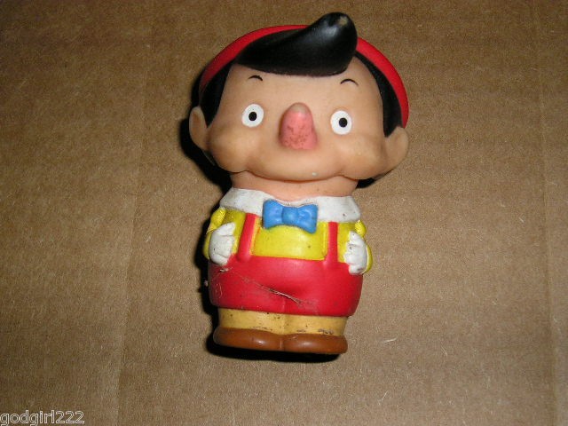 1980 Ideal Open Mouth Figure Pinocchio Puppet