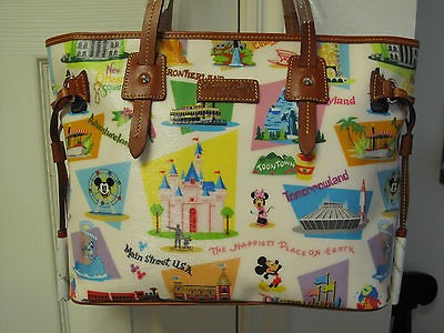 Disney Dooney & Bourke Retro Tassel Tote, Disneyland   NWT