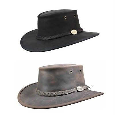 Barmah Foldable Bronco Bush Hat Akubra Style Sz S 2XL