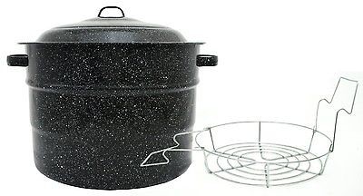 Granite Ware 0707 1 21 1/2 Quart Steel/Porcelai​n Water Bath Canner 