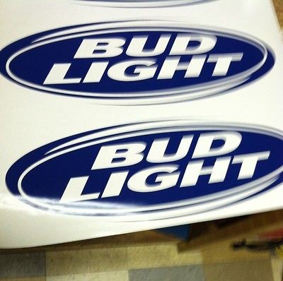   Light Cornhole Board Decals Stickers 22x7 Jager Bud Jack Daniels