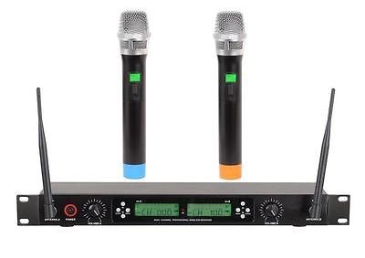 GTD Audio 2x100 Ch UHF Wireless Hand Held Microphone Mic System G 522H