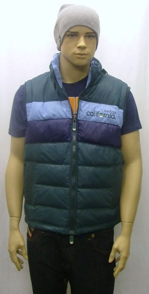   CALISURF Co CLASSIC GILET RRP £64.99~FOREST GREEN~S, M, L & XL