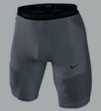   Grey NIKE Pro Combat Attack VI Deflex Padded Compression Football