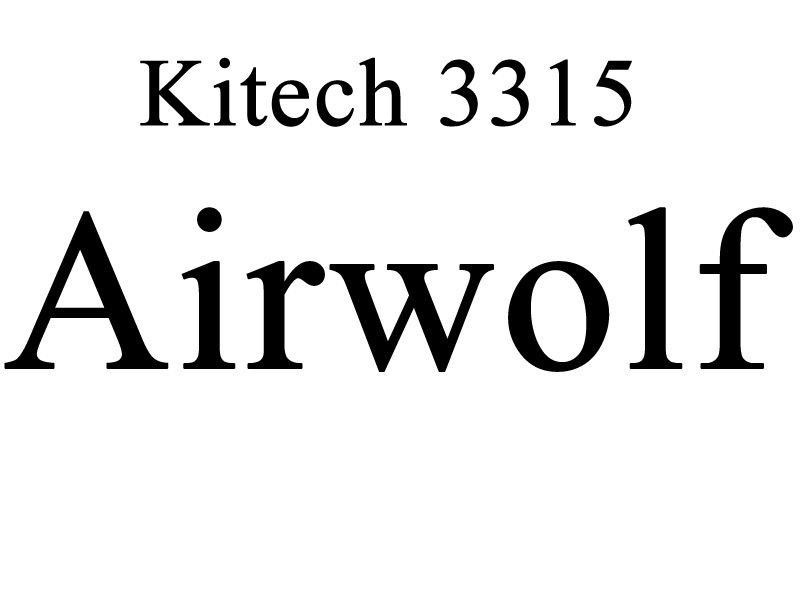   3315 1/48 AirWolf Lobo del Aire Supercopter Helicopter Helicóptero