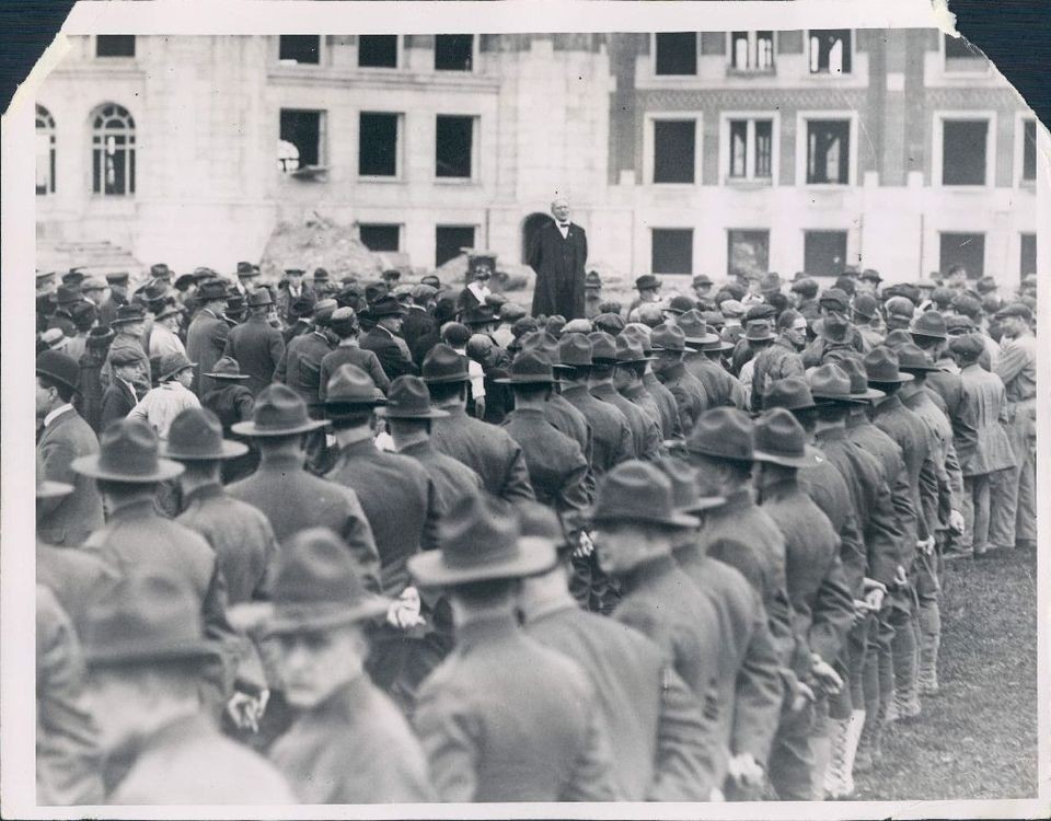 1936 Henry Ford Speaks at Transfer of Ford Hospital in Detroit Wire 