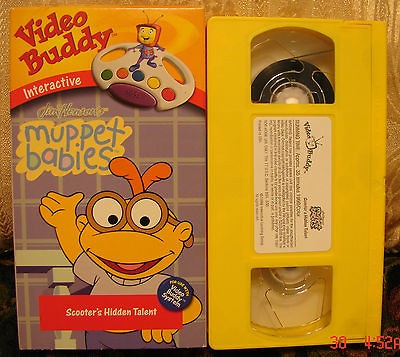 Jim Hensons MUPPET BABIES Scooters Hidden Talent Vhs Buddy System 