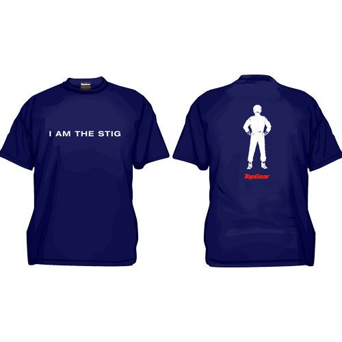 OFFICIAL Top Gear I AM THE STIG T Shirt Navy