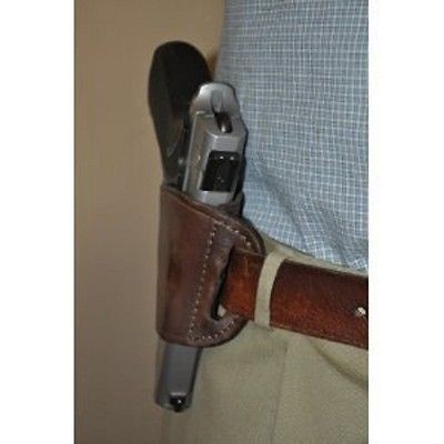 BROWN LEATHER BELT Gun HOLSTER Fits SIG/SAUER SP 2022