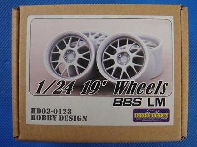 HOBBY DESIGN HD03 0123 1/24 19 WHEELS BBS LM