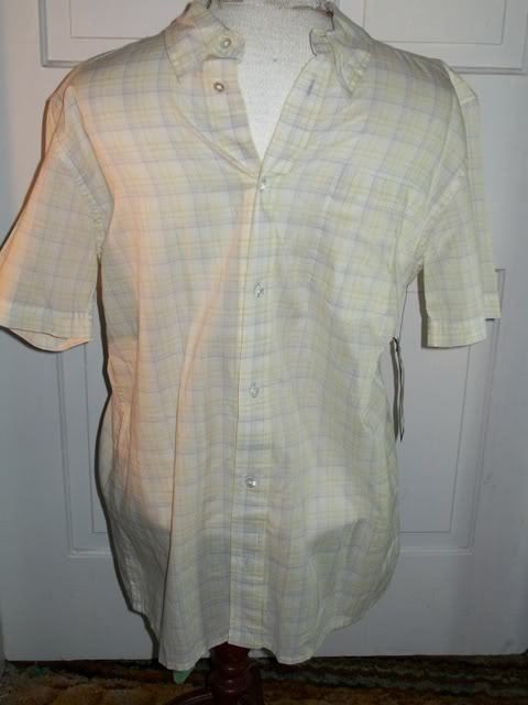 JM253212 MARC JACOBS LIGHT LEMON BUTTON SHORT SLEEVE M