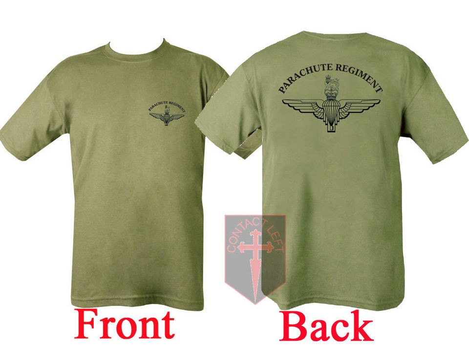 New Parachute Regiment T SHIRT Airborne Para ( US Marines SAS Army 