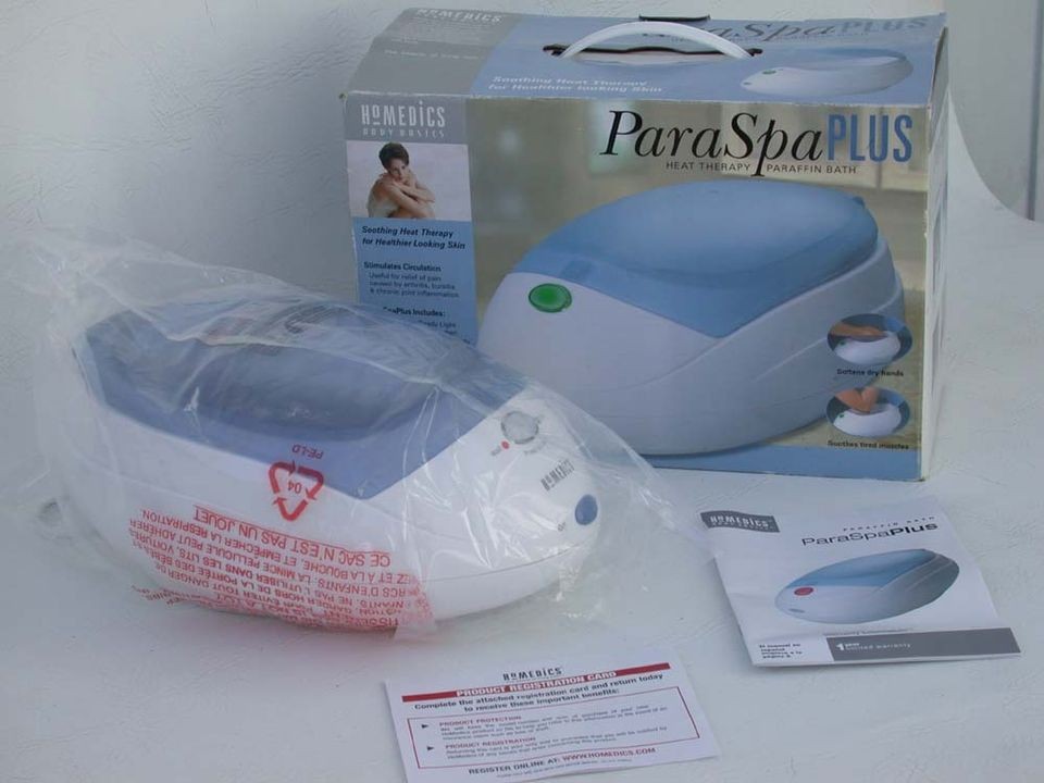 Homedics Paraspa Paraffin Bath Heat Therapy PAR 70 New