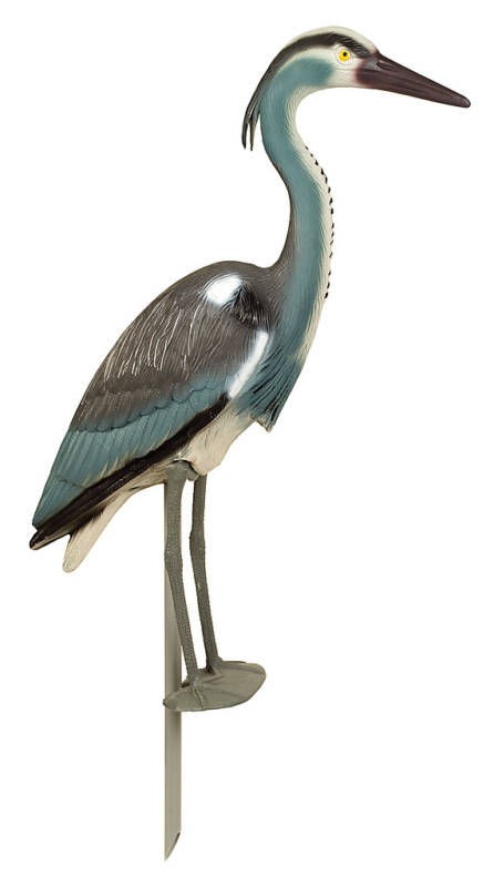 New Plastic Heron Scarer Garden Ponds Fish Bird Scarer