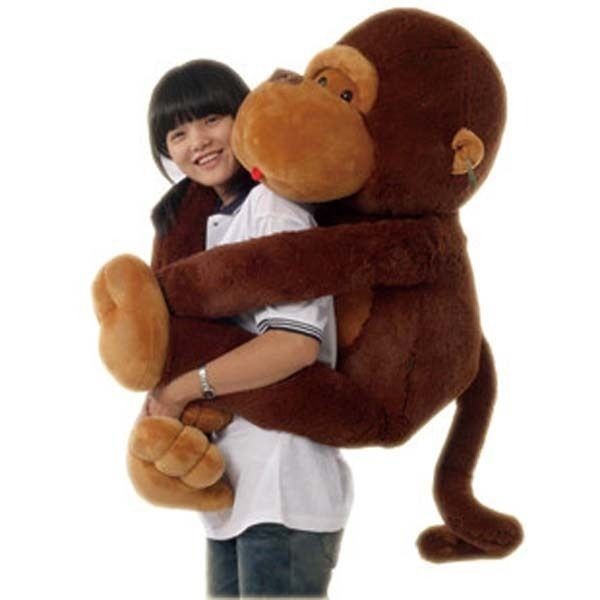 3M GIANT HUGE LARGE SOFT DOLL STUFFED ANIMAL MONKEY 51 TOYS