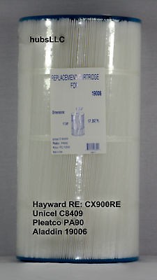 Replacement Cartridge filter for Hayward CX900RE Unicel C 8409 Star 