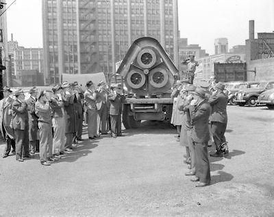 4x5 NEG. Air raid siren, Chicago Civil Defense 43