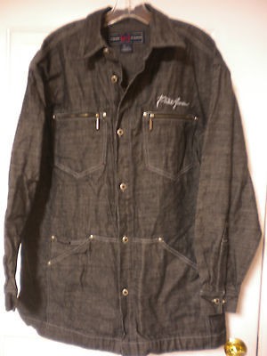 MENS PHAT FARM SHIRT JACKET COAT SZ L CLEARANCE SALE $11 .99